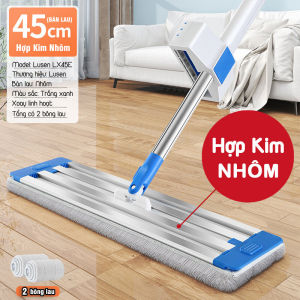 Cây lau nhà tự vắt thông minh Lusen LX45E chổi lau nhà công nghiệp bộ lau nhà 360 độ tách nước bẩn