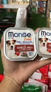 100g Monge Fruit Monge Fresh Pate All Stages Adult Puppy Wet Dog Dogs Food Pet Food Essentials