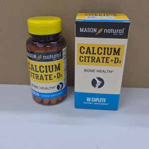 Viên uống bổ sung canxi và vitamin D3 Calcium Citrate hộp 60 viên hỗ trợ xương răng chắc khỏe
