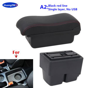 For Ford Fiesta Armrest box For Ford Fiesta MK7 2009-2017 Car Armrest Storage box Dedicated Retrofit Interior Car Accessories