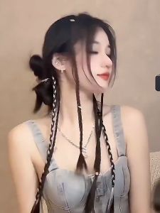 Tóc giả tết thắt bím mini J111 ❤️FREESHIP❤️ tóc tết thắt bính tóc giả thắt bím Sỉ 22k