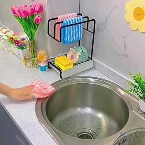 UBT | No-drilling Tabletop/Wall-mounted Kitchen Storage Rack