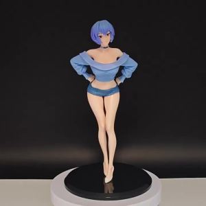 Bandai | 19.5CM Neon Genesis Evangelion Rei Ayanami PVC Hình Kawaii Anime Đồ Chơi Mô Hình Cho Máy Tính Để Bàn Tủ Trang Trí Quà Tặng Dành Cho Độ Tuổi Từ 14 +