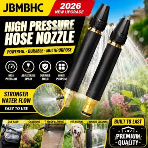 JBMBHC High Pressure Garden Spray G-un Adjustable Aluminum Hose Nozzle Direct Sprinkler Watering Tool for Car Wash Flower Grass