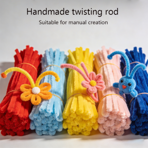 100pcs Multi-Colored Flower Making Kit Arts and Craft Supplies Pipe Cleaners Kit Pipe Cleaner for Flower Craft Supplies Kit