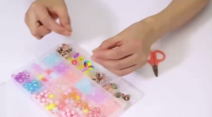 Set charm tự làm vòng móc khoá...handmade siêu tiện lợi/ Set hạt làm vòng tay