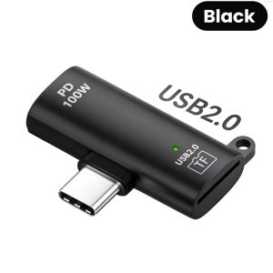 BSN | TF Card To Type-C Reader 2 Options Support 2TB & Charging 3.0 100W Fast Charging for IPhone 15/16 PC