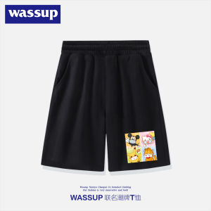 Wassup Nuraya Pure Cotton Short Sleeve T-Shirt for Girls Summer New Arrival Cartoon Anime Print Childrens Top Kids Set