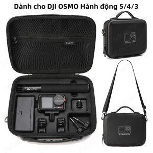 Túi Đựng Cứng DJI Osmo Action 5 Pro Action 4 3 Túi Xách Du Lịch Di Động Bảo Vệ Vai Dành Cho Camera Thể Thao Chất Liệu EVA