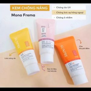 HOÀN TIỀN 15% - HÀNG NHẬP KHẨU - Kem Chống Nắng Dạng Nước Mona Frema Watery Sunpre AA/Sunpre DD SPF 50+/PA ++++ Làm Trắng Sáng Da Che Khuyết Điểm Phù Hợp Mọi Loại Da Kể Cả Da Nhạy Cảm Da Liệu Trình - DuocmyphamDrAn