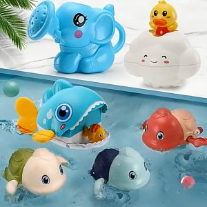 Đồ chơi rùa bơi trong nước vặn cót Kenmart đồ chơi nhà tắm cho bé