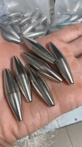 Chì đồng ren xoáy làm phao câu cá tiện CNC đồng tâm cực chuẩn mạ crom sáng bóng bền đẹp.