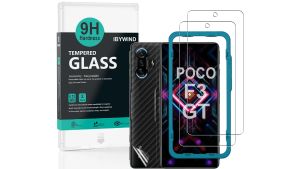 Ibywind Redmi K40 Gaming Edition 5G Tempered Glass Screen Protector With Easy Install Kit [2PCS Pack]