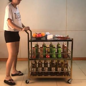 รถเข็น รถเข็นเสิร์ฟอาหาร รถเข็นเสิร์ฟน้ำ รถเข็นโรงแรม รถเข็นอาหาร 🧰พร้อมส่ง🧰