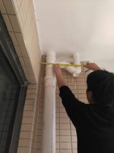 PVC Pipe Corner Protector Toilet Sewer Pipe Occlusion Drain Pipe Covering Toilet Sewer Decoration 1