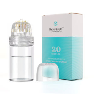 YOOKIILYE Hydra Roller 20pin 64 Pin Micro Titanium Needle Tips Derma Needles Roller Skin Care Anti Aging Whitening Bottle Roller Reusable
