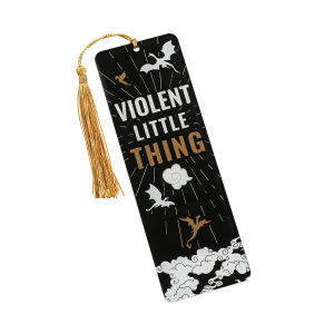 Fourth Wing Bookmark - Dragon Knight Story Bookmark supplies with exquisite silky tassels Gothic Dragon Bookmark Series.