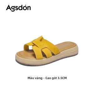 Agsdon | Dép Xỏ Ngón Nữ Mùa Hè Bằng Phẳng