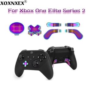 Replacement Thumb Sticks D-Pad for Xbox One Elite Series 2 Controller Trigger Button 6 in 1 Metal Paddles Button