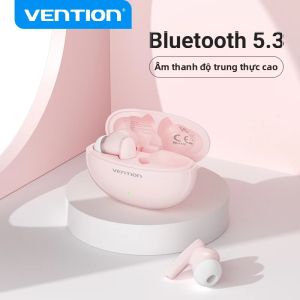 Tai Nghe Không Dây Vention Bluetooth 5.3 Tai Nghe Có Chức Năng Khử Tiếng Ồn Thông Minh Điều Khiển Bằng Cảm Ứng Chơi Game Thể Thao Chống Mồ Hôi Micrô Tích Hợp