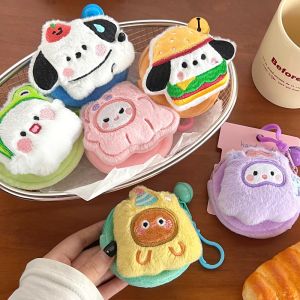 Creative Cute Plush Doll Wallet Multi functional Coin Earphones Lipstick Storage Bag
