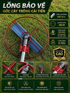 Lồng máy cắt cỏ bảo vệ gốc cây