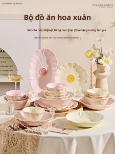 Highly Aesthetic Glazed Ceramic Tableware Set