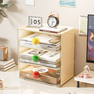 Hộp Đựng Đồ Để Bàn Trong Suốt Kiểu Kéo Ngăn Kéo Dopaamine Để Sắp Xếp Đồ Dùng Văn Phòng Tại Vị Trí Làm Việc Hộp Đựng Đồ Để Bàn