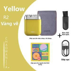 SMATE | Hộp Quà Máy Cạo Râu Điện Từ Mini