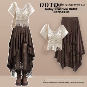 NEEDARNA | Touring Wear Bohemian Ethnic Style Dress