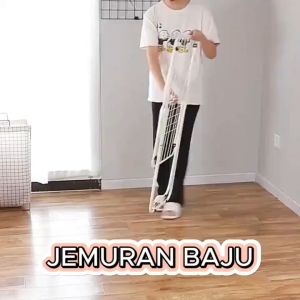 Rak Jemuran Lipat Towel Rack Stainless - Rak Gantungan Pengering Cucian Jemuran Lipat Stainless