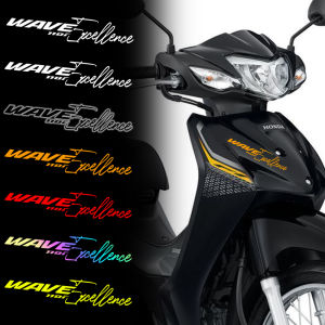 1 Pair/for Honda Wave 110i Stickers Motorbike Head Bumper Decorative Stickers Reflective Body Modification Stickers Scratches Cover Up Stickers Motorbike Accessories