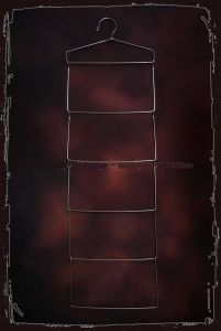 Hanger Rak Gantungan Jilbab Syal Lipat 6 Susun Besi Tebal Berkualitas Anti Kusut Tangga Serbaguna