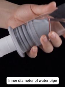 Silicone Sewer Pipe Anti-odor 35-75mm Insect-proof Magnetic Seal Up Ring Drain Pipe Sealing Cover Floor Drain 排水管防臭盖