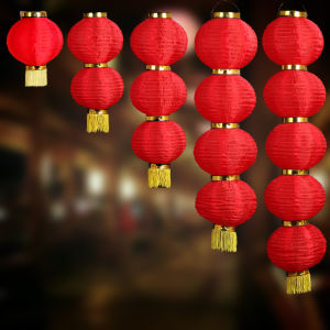 New Year Decoration Lantern Baifu Brushed Lantern Korean/Japanese Wax Gourd Lantern 中国新年灯笼