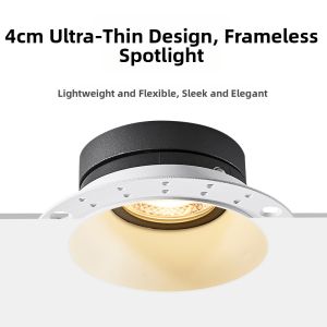 DENGFU | Ultra-thin Borderless Anti-glare Recessed Spot Light 75mm