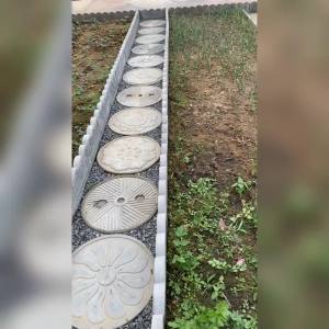Garden Fence Mold Flower Border Fence Garden Courtyard Garden Printed Cement Mold diy Household Mountain Flower Vegetable Pool