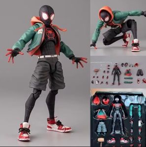 Bandai | HOT New Thousand Value Practice Parallel Universe Miles Spider Man Super Mobile Handheld Toy Marvel Doll Model Gift