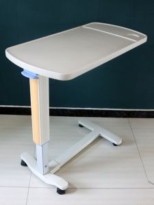 Modern Multi-Functional Hospital Bedside Dining Table Suspended Care Table Adjustable Height Mobile Table for Elderly Eating