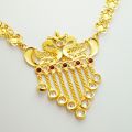 Rantai Leher Peacock Design India 11.06G Emas 916 Yon Hing. 