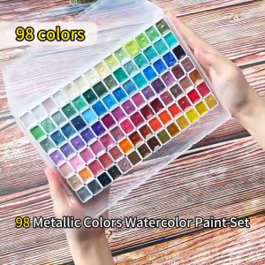 Giorgione Màu nước nhũ kim tuyến 24/35/48/60/72/98 màu DIY Washable Pearl Watercolor