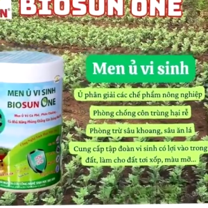 Men Ủ Vi Sinh BIOSUN ONE 1Kg – Ủ Vỏ Cà Phê Phân Chuồng Cải Tạo Đất Phòng Trừ Côn Trùng Hại Rễ
