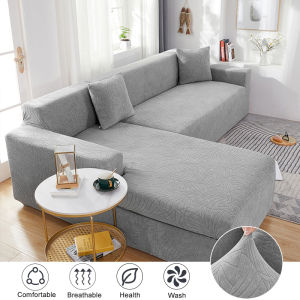 Universal Thick Embossed Sofa Covers Elastic Stretch Slipcovers Sofa Protector 1/2/3/4 Seat