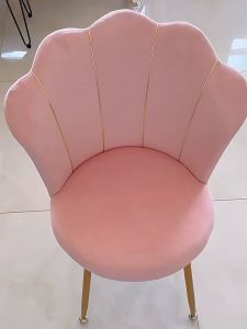 เก้าอี้ทำงาน เก้าอี้นั่ง เก้าอี้โซฟา ลักษณะรูปทรงมีความสวยงามโซฟานั่ง สวยหรูหรา โซฟารับแขก ขาเหล็กแข็งแรงสีทอง ส่งในไทย