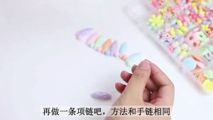 24 grid Beads Set Kids Toy Girls Mix Color Spacer Bead Bracelet Jewelry Making DIY Craft Accessories