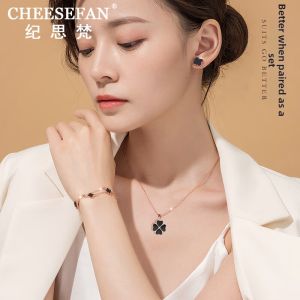 CHEESEFAN | Color Changing Clover Necklace Gift for Women