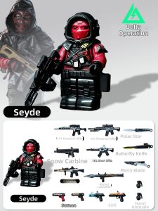 JIEBITU | Delta Force Action Character Bricks Assembling Toys
