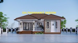 แบบบ้านปั้นหยา 1 ชั้น