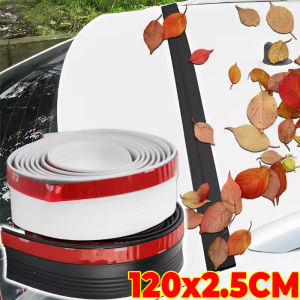 Car Rubber Seal Strip Car Trunk Lid Gap Seal Strip Rubber Sticker Black For SUV Hatchback Upper Edge Dustproof Car Accessories