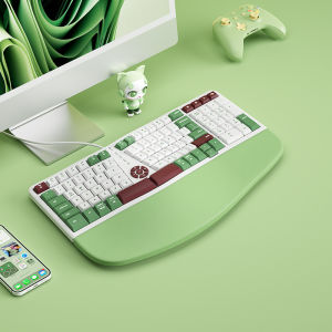 B.O.W | Ergonomic Wired Keyboard and Mouse Set with Soft Wrist Support